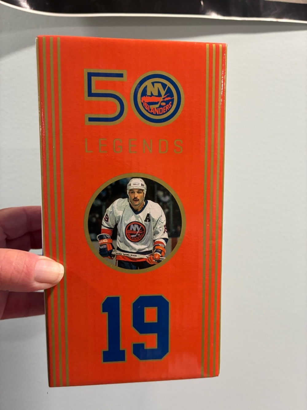 NY Islanders 50 Legends #19 Orange Collectible Box